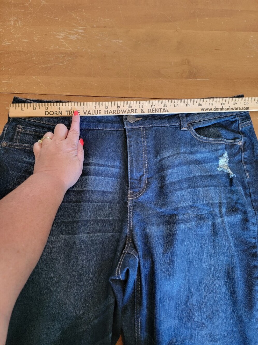 hippie laundry Women's Dark Blue Skinny Mid Rise Jeans Size 22 - Picture 8 of 11